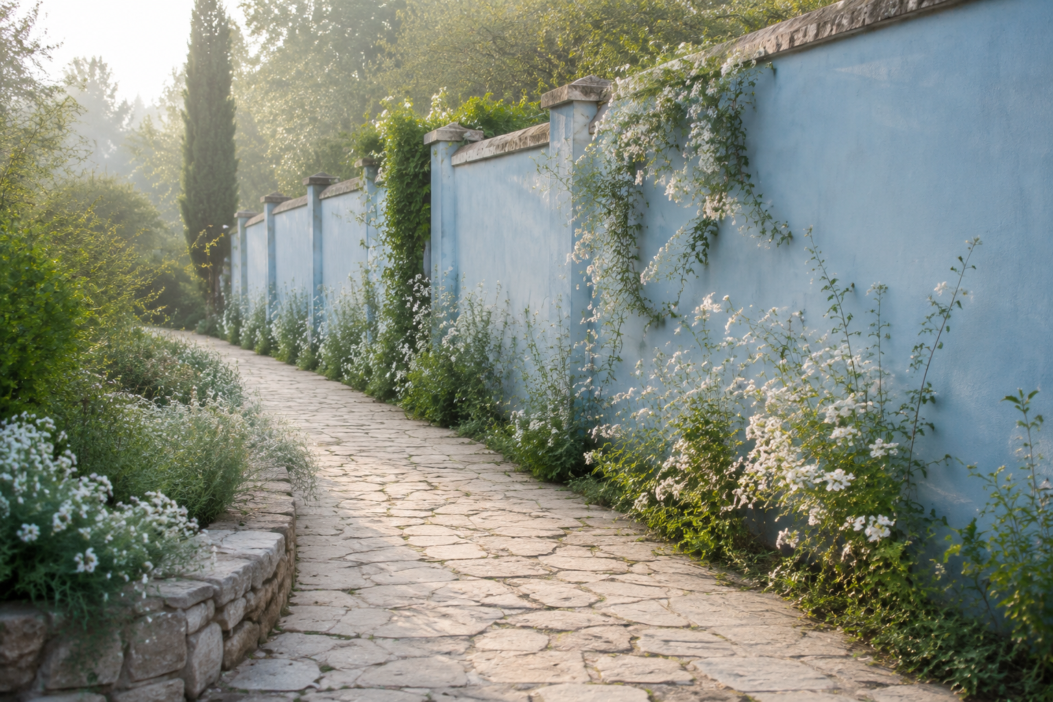 خلفية تصوير Morning Garden