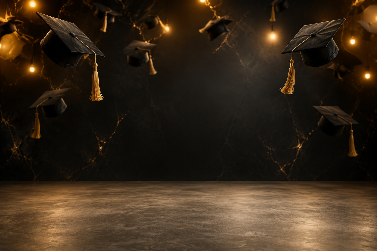 خلفية تصوير Golden Graduation